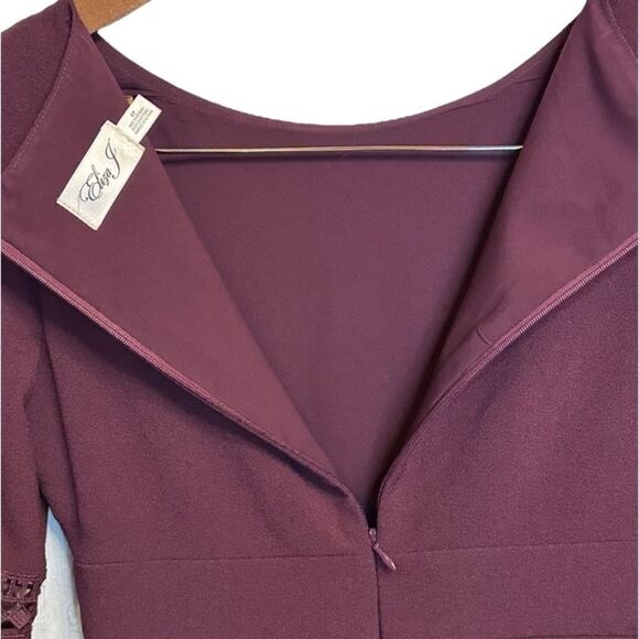 Eliza J Purple Bell sleeve Dress size 0P - Picture 5 of 7
